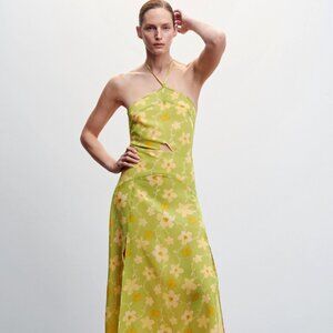 Mango  Flower print dress NWT